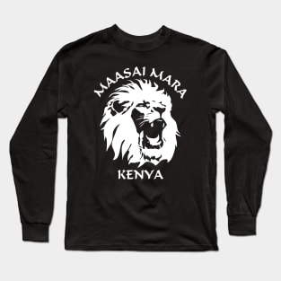 Lion Face | Maasai Mara, Kenya National Reserve Long Sleeve T-Shirt